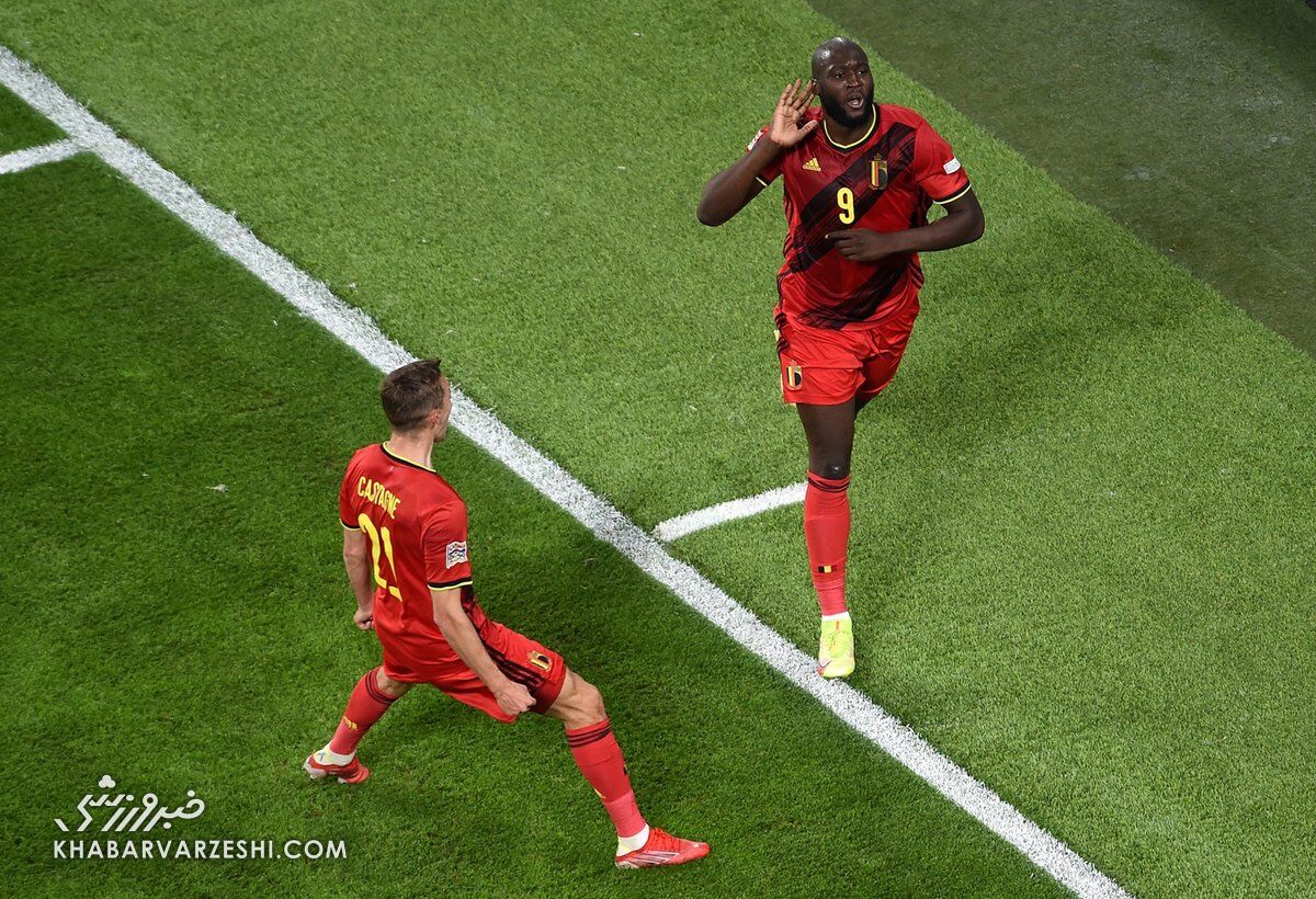 شادی گل لوکاکو؛ بلژیک - فرانسه