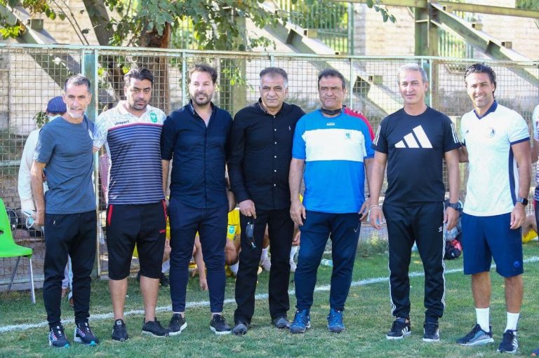 تصاویر| برخورد گرم پرسپولیسیهای سابق با استقلالیها