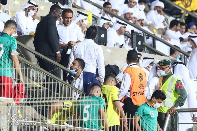 تصاویر| سیدورف و همسر ایرانی‌اش تماشاگر ایران – امارات/ پیام اسطوره هلند به ایرانی‌ها/ همسر ایرانی کلارنس سیدورف کیست؟