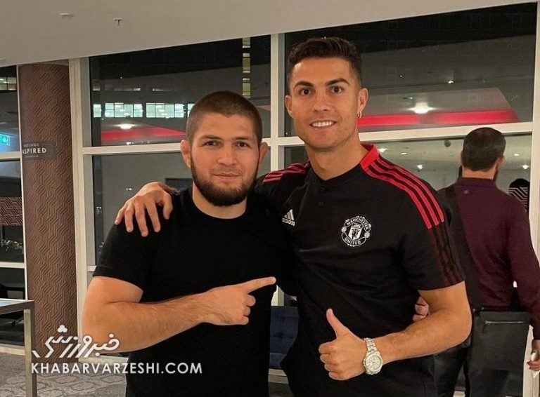 تصاویری از شاخ به شاخ رونالدو با حبیب!