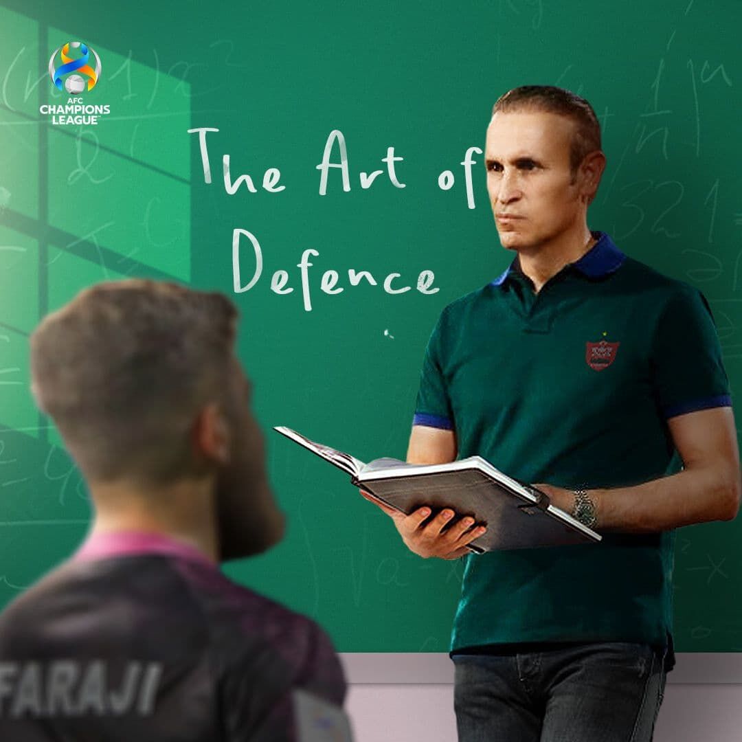 تصویر متفاوت AFC از گل محمدی پای تخته سیاه/ تبریک روز جهانی معلم به سرمربی پرسپولیس