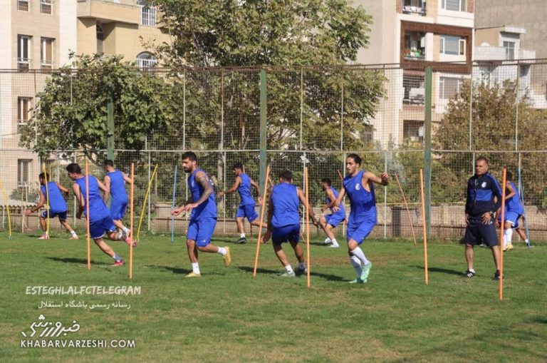 تمرین استقلال زیر نظر مجیدی/ یک بازیکن آبیها برگشت