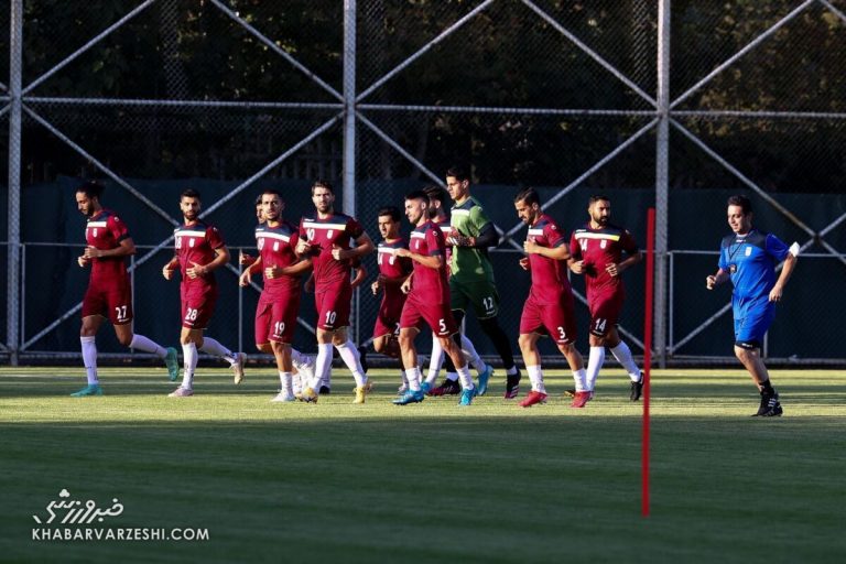 تیم ملی در غیاب ۱۲ بازیکن تمرین کرد
