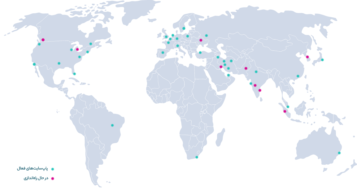 حضور ابر آروان در آفریقای جنوبی، همزمان با افتتاح ۱۸ پاپسایت جدید CDN در نقاط مختلف جهان