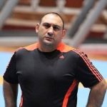 سرشاخ شدن نایب قهرمان کشتی المپیک با نونهالان/عکس