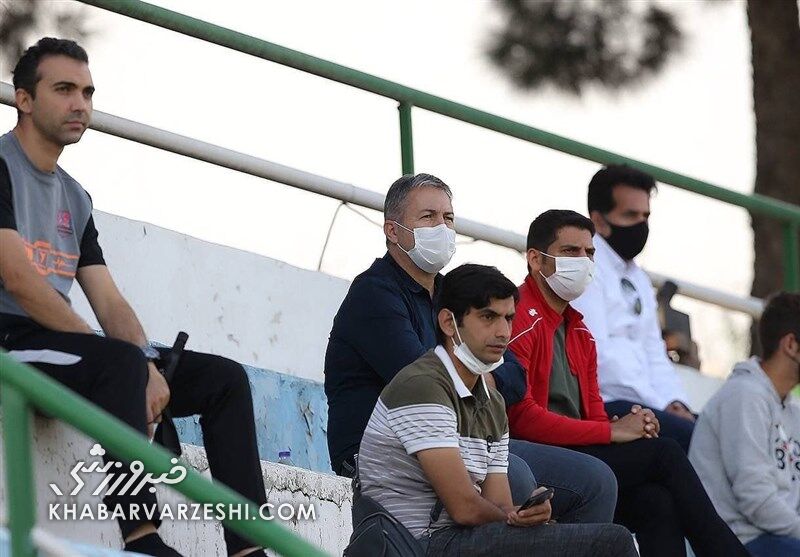 عکس| اسکوچیچ مهمان دیدار دوستانه سپاهان و نساجی