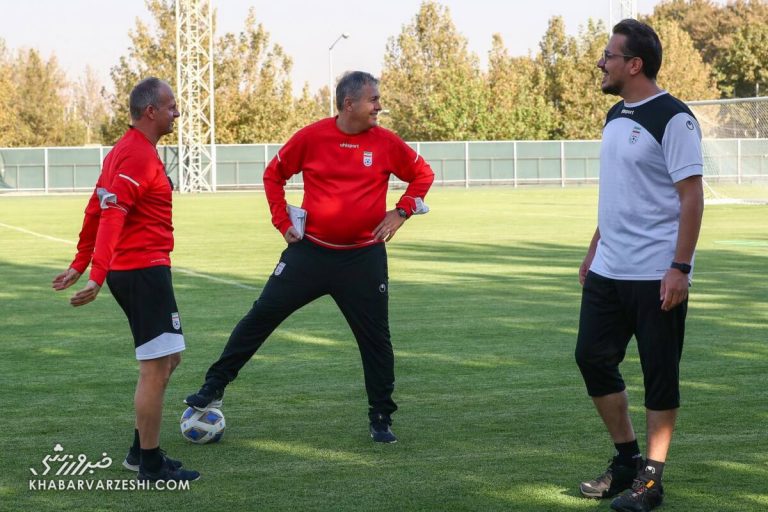 عکس| اسکوچیچ مهمان دیدار دوستانه سپاهان و نساجی