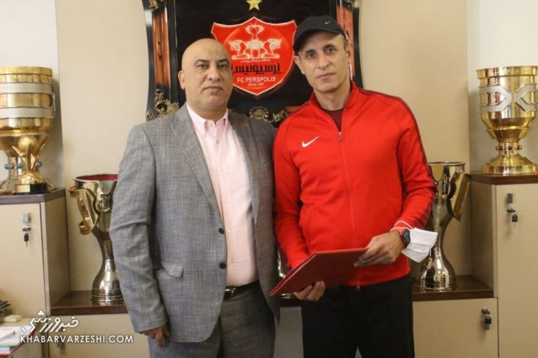 عکس| واکنش گل محمدی به تمدید قرارداد با پرسپولیس