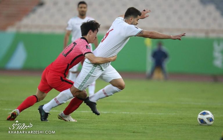 ویدیو| برخورد ضربه سعید عزت اللهی به تیر دروازه کره جنوبی