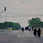 پیاده روی روستائیان بوشهری در سوگ پیامبر