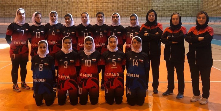 درخشش دختران والیبالیست کرمانشاهی در رقابت‌های کشوری