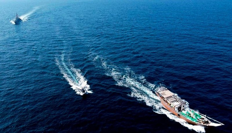 آمریکا کشتی ایرانی به سمت یمن را متوقف کرد