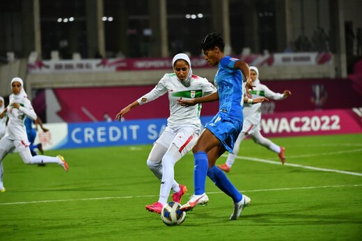 اولین امتیاز تاریخ تیم ملی فوتبال زنان ایران در آسیا با درخشش کودایی