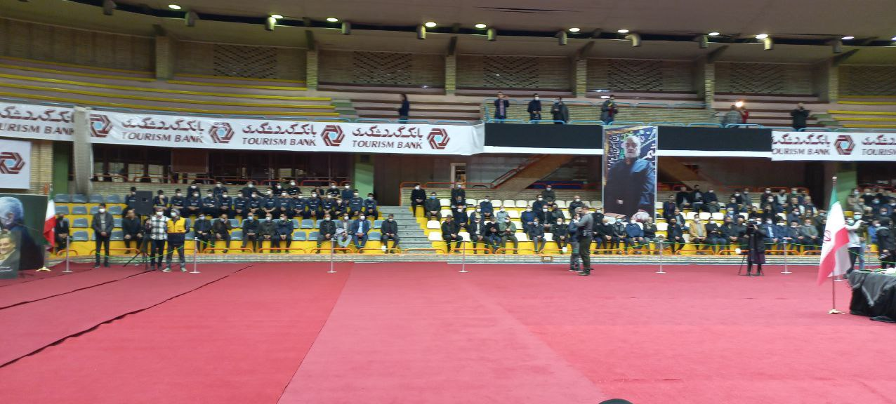 تشییع پیکر یزدانی خرم با حضور اهالی ورزش/عکس