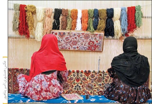 تولید سالانه ۲۴ هزار متر مربع فرش دستباف در استان سمنان