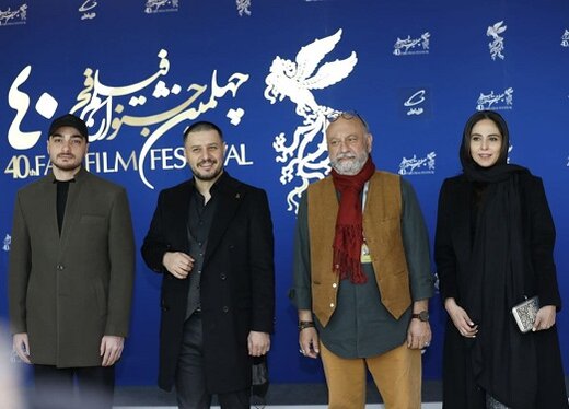 جواد عزتی و رعنا آزادی‌ور، بازیگران «مرد بازنده» در چهلمین جشنواره فیلم فجر/ عکس