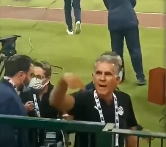 درگیری کیروش با هوادار مصر/عکس