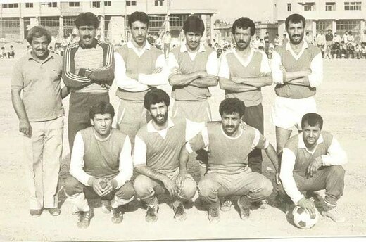 زیرخاکی از ملی‌پوشان فوتبال در دهه۶۰/عکس