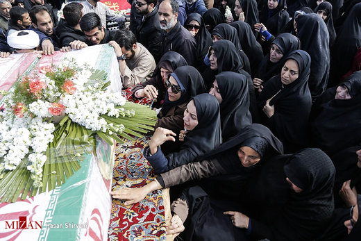 پیکر ۲ شهید گمنام در مشهد تشییع و خاکسپاری شد