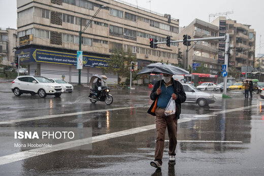 باد، باران و برف در پیش‌بینی آب و هوای تهران