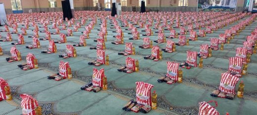 توزیع ۲ هزار بسته‌ی معیشتی در مسجدسلیمان