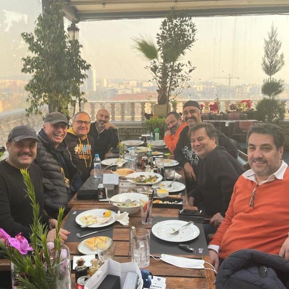 دورهمی محسن تنابنده، رامبد جوان، سام درخشانی و دیگر دوستان/ عکس