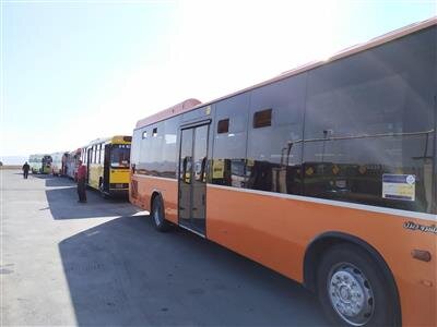 رونمایی از ۱۳ دستگاه اتوبوس جدید در شهرکرد به مناسبت دهه فجر