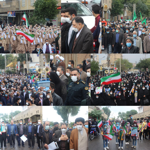 مردم دزفول با حضور در راهپیمایی، سالروز پیروزی انقلاب اسلامی را گرامی داشتند
