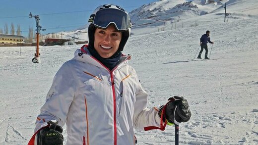 پنجاه‌وهفتمی تنها زن ایرانی در المپیک زمستانی