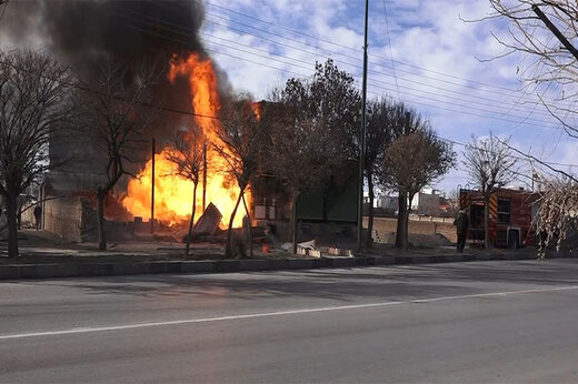 انفجار گاز در جنت آباد شمالی/ عکس