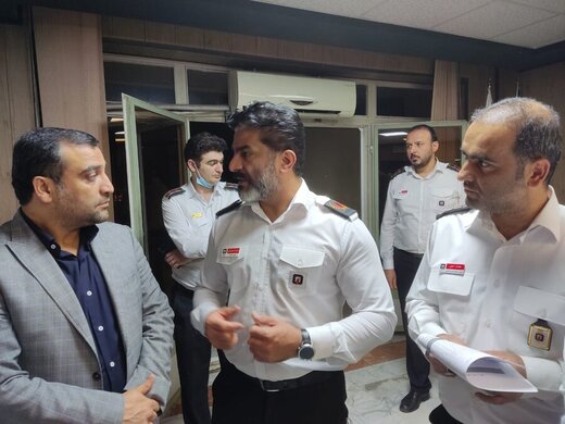 بازدید سرزده شهردار و اعضاء شورای شهر کرج از ستاد فرماندهی سازمان آتش‌نشانی