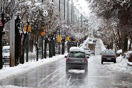 برف و باران در راه آذربایجان‌شرقی
