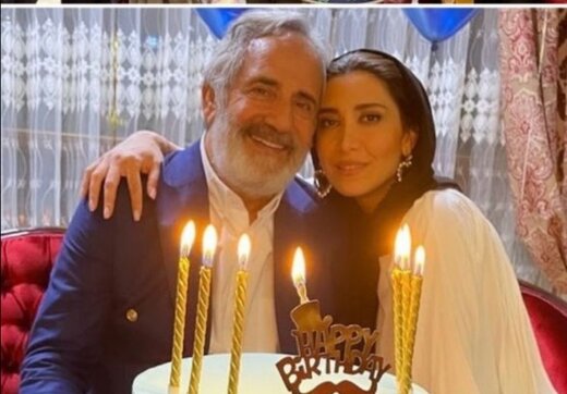 ساعد سهیلی و همسرش در جشن تولد مجید مظفری/ عکس