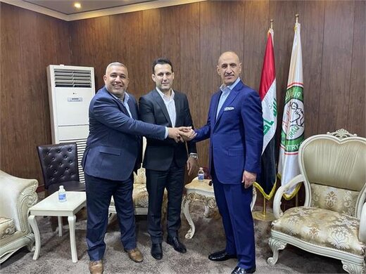 ملاقات آرش میراسماعیلی با وزیر ورزش و رییس کمیته ملی المپیک عراق
