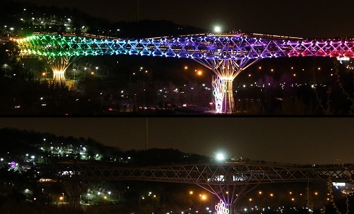 خاموشی سازه های معروف ایران در ساعت زمین