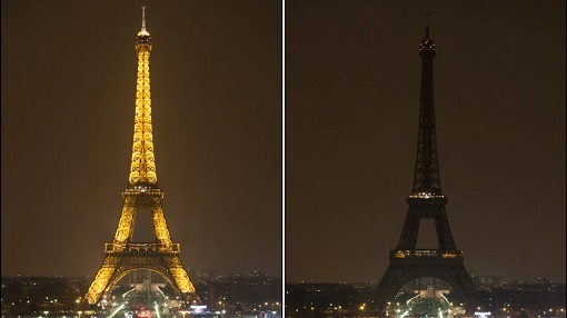 خاموشی سازه های معروف ایران در ساعت زمین