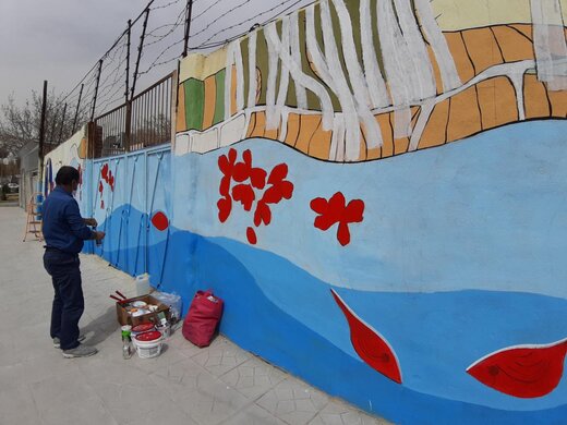 ۲ هزار متر دیوارنگاره شهری در سده لنجان/«نوروز آرزوها» اجرا می‌شود