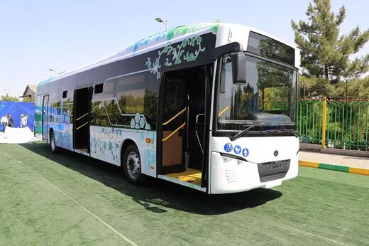 آزمایش اتوبوس برقی در ناوگان اتوبوسرانی تبریز