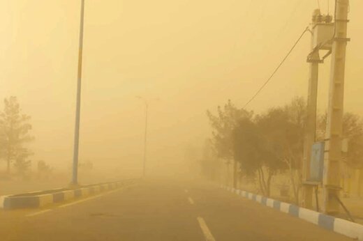 افزایش میزان گرد و غبار در شهرهای خوزستان
