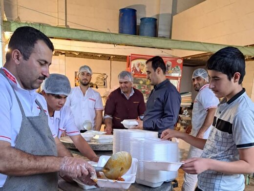 تصاویر | توزیع افطاری در شهرستان لالی