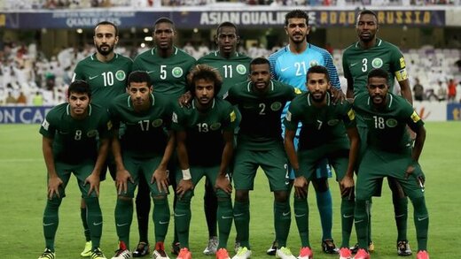 تیم ملی عربستان با یک ستاره برزیلی در جام جهانی/عکس
