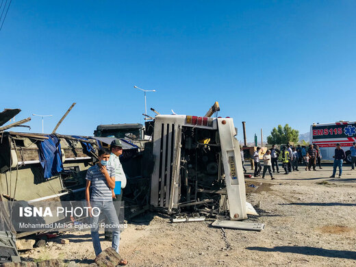 حادثه در جنوب تهران برای تریلی حامل بنزین هواپیما