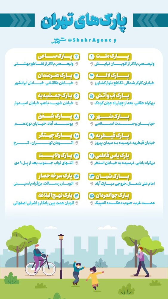 سیزده‌بدر در تهران کجا برویم؟