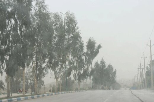 وزش باد خیلی شدید همراه با گرد و خاک در تهران