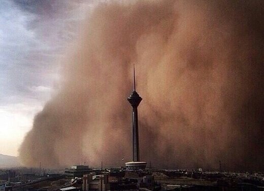 پیش‌بینی گرما و باد شدید در تهران