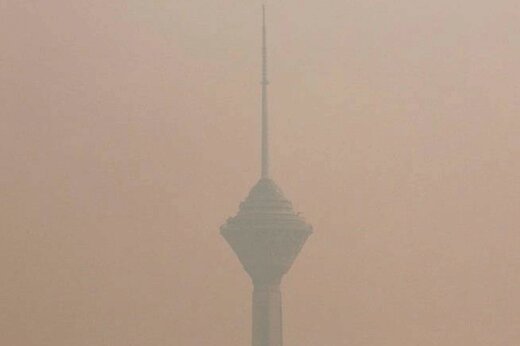 آلودگی هوای تهران در اولین روز هفته