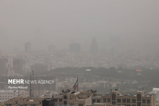 تهرانی‌ها آلوده‌ترین هوای هفته را یکشنبه گذشته تنفس کردند