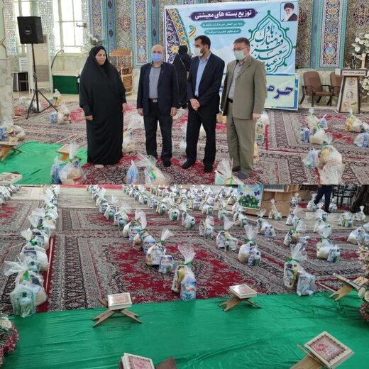 توزیع ۶۰۰ بسته معیشتی با حضور فرماندار ویژه شهرستان دزفول