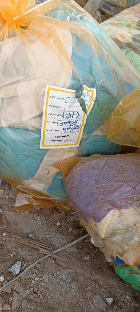 رها شدن زباله‌های عفونی یک بیمارستان‌ در کلانشهر اهوار