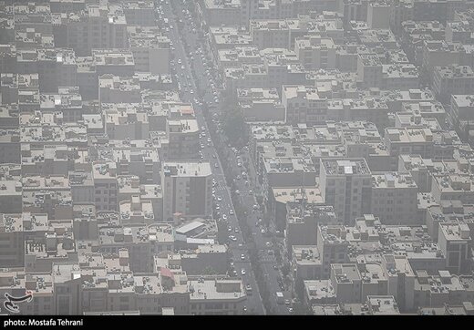 وضعیت «قهوه‌ای» کیفیت هوای تهران در این ۱۶ ایستگاه